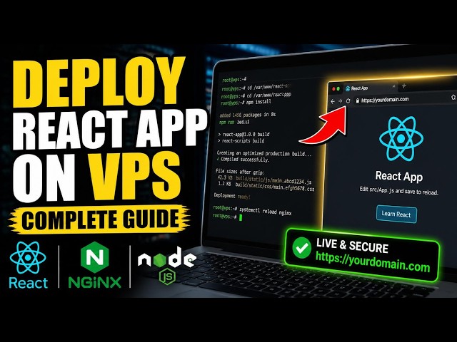 How to install a React app on a VPS using Nginx and Node - Complete Guide