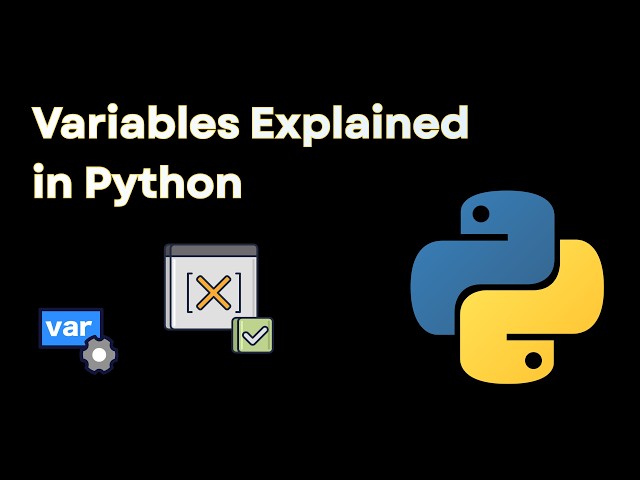 Python Variables Explained for Beginners | Python Tutorial #3