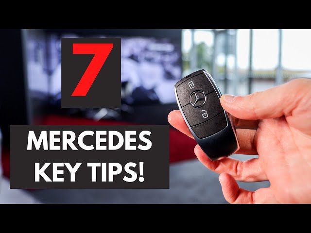 YOUR Mercedes KEY! | 7 ULTIMATE Tips & Tricks!
