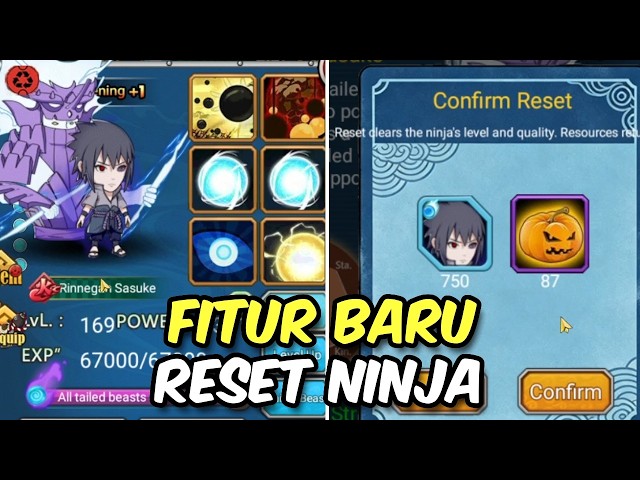 UPDATE BARU NR BISA RESET NINJA! LANGSUNG COBA! - Ninja Rebirth Indonesia