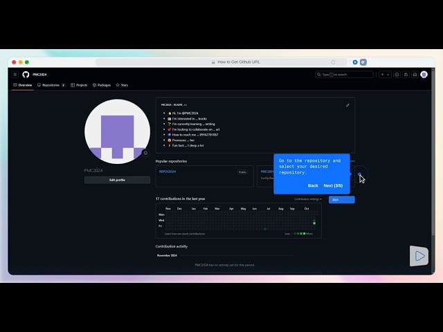 How to Find Your GitHub Profile and Repository URL on GitHub (Step-by-Step)