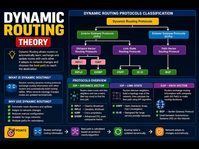 Dynamic Routing Theory Explained | What Is Dynamic Routing? | CCNA Basics