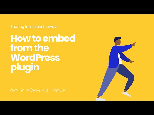 How to embed using the shortcode from the Tripetto WordPress plugin