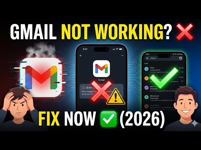 How to fix Gmail not working problem on Android phone 2026