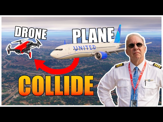 United Airlines Boeing 737 DEMOLISHES Drone | Captain Steeeve Reacts