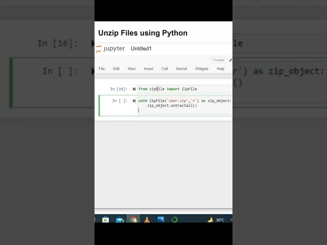 How to Unzip Files using Python | Python tutorials for Beginners