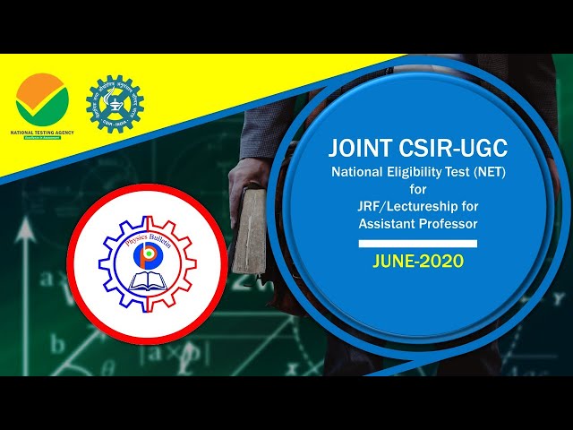 CSIR UGC NET JUNE 2020 Information Bulletin