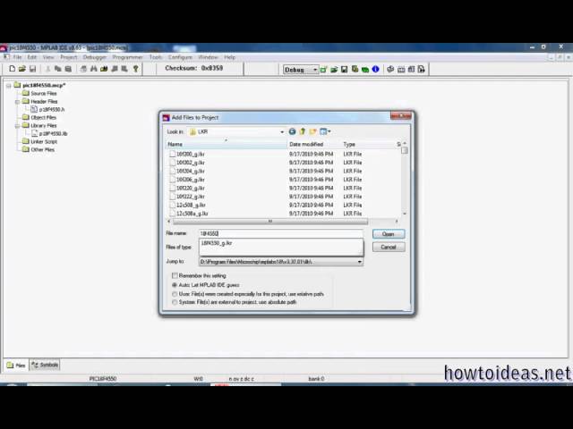 pic 18f programming in  mplab ide .avi