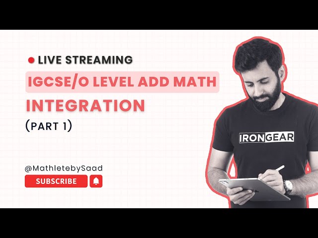 IGCSE/O Level Add Maths - Integration - Part 1