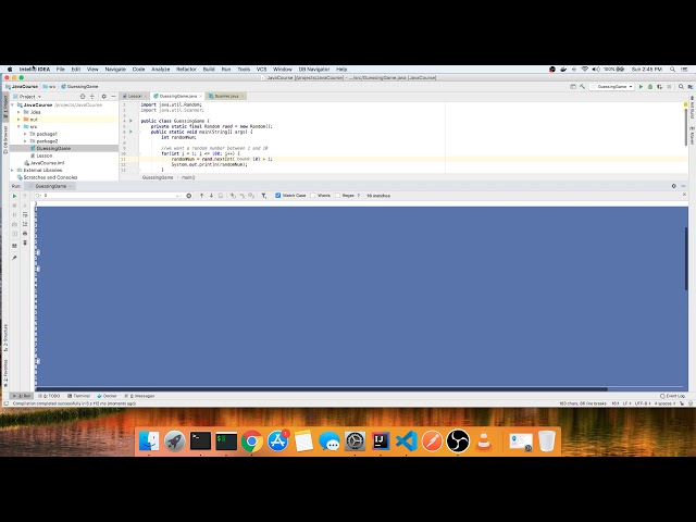 Java Random and Scanner objects: Create a guessing game