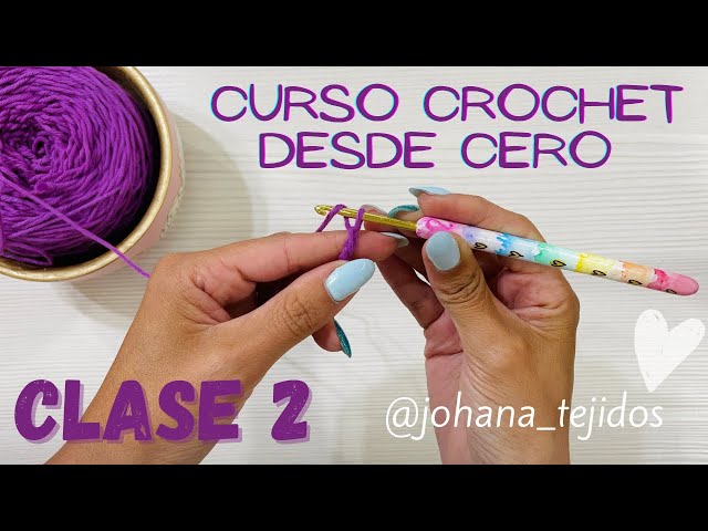 Free Course! How to Crochet from Scratch. Class 2 - Single/Half Double Crochet