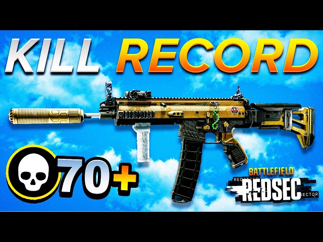 My QUADS KILL RECORD with the BEST AR in Battlefield 6 RedSec!