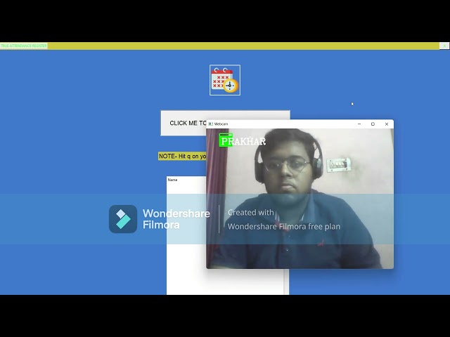 Attendance Management Project through Face Recognition using Python