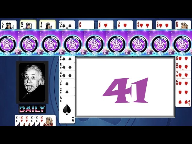 Microsoft Solitaire Collection | Spider | Medium | July 29 2020 | 41 moves!