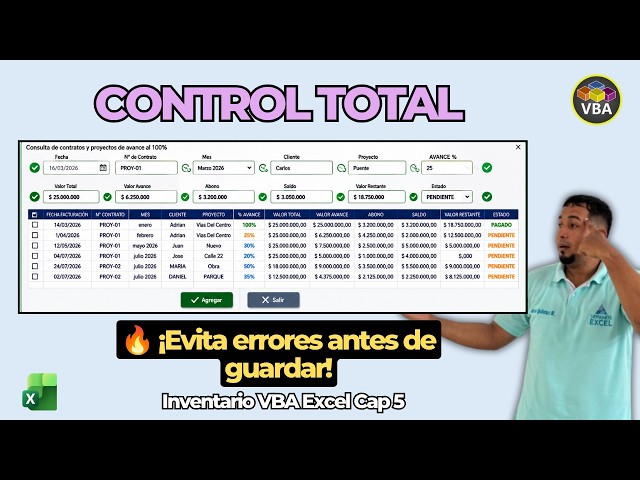How to Automatically Calculate Total Value and Progress in Excel VBA | Ch 5 #letsknowexcel #vba