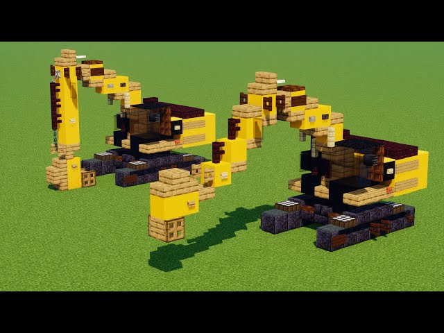 Minecraft Excavator CAT 336E Construction Tutorial