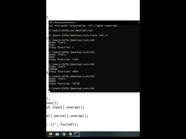 rust | Euler project 'crazy function' | CodeLearning