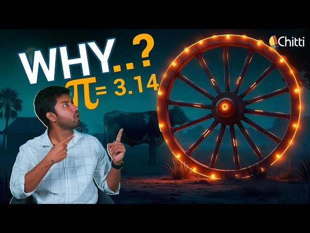This Bullock Cart 🛞🐄 Explains π Better Than Any Math Class !! WHY π = 3.14 or 22/7 ?