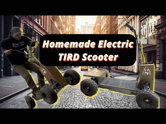 Самодельный четырехколесный электросамокат