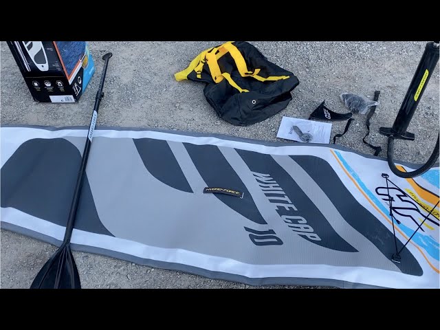 Hyrdo-Force BESTWAY 10ft White Cap Inflatable Paddle Board Set Review 2021 | Hydro Force SUP