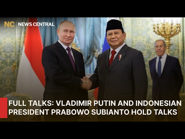 FULL MEETING: Putin Meets Indonesia’s President Subianto | AC1W
