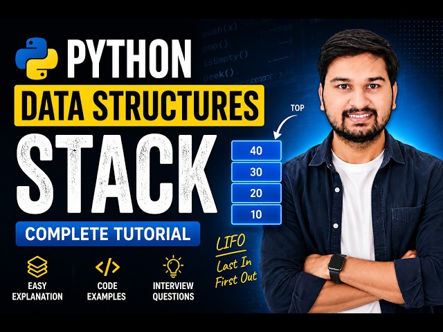 What is a Stack? 🤔 Python Data Structures for Beginners Explained