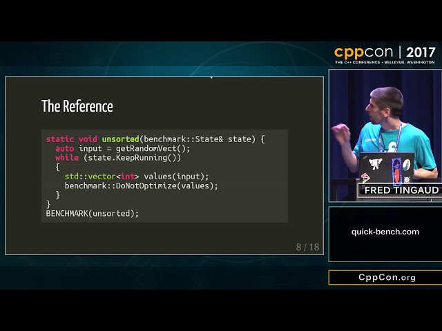 CppCon 2017: Fred Tingaud “quick-bench.com”
