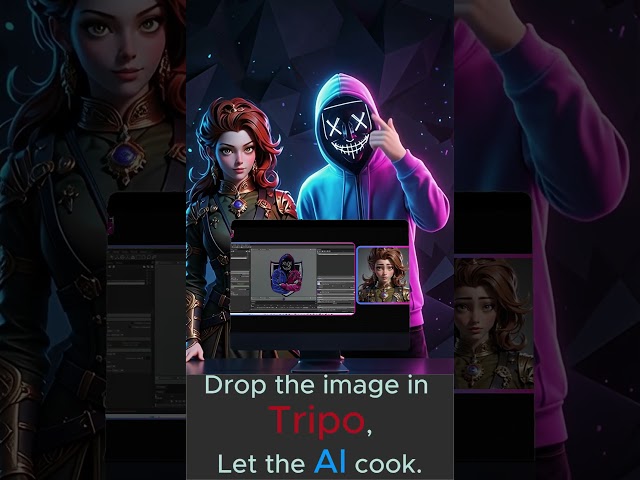 Stop Making Flat Logos! 🛑 Image to 3D Asset Workflow (AI+ Blender)
