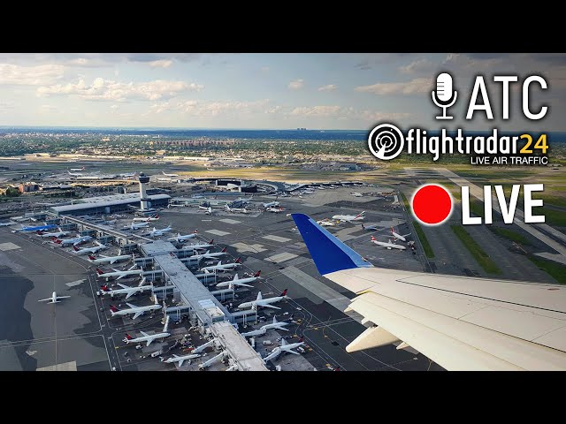 🔴 LIVE | John F. Kennedy International Airport | LIVE ATC COMMUNICATIONS 07-AUG-2023