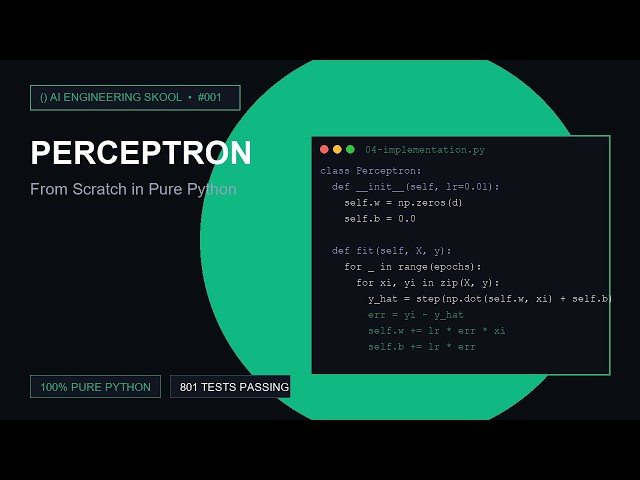 module 001 perceptron