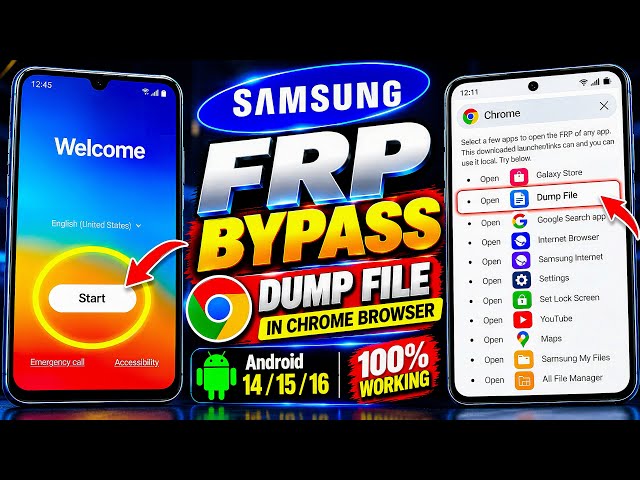2026 NEW METHOD! All Samsung FRP Bypass 🔓 | Dump File | Android 12/13/14 | Google Account Unlock