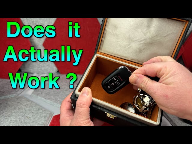 Signal Blocking Box for Car Key Fob - Anti Theft Device Review