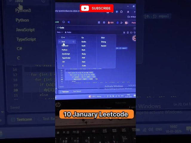 712.Minimum ASCII Delete Sum for Two Strings |LeetCode Daily 10 Jan 2026 Java C++ Python JS #shorts
