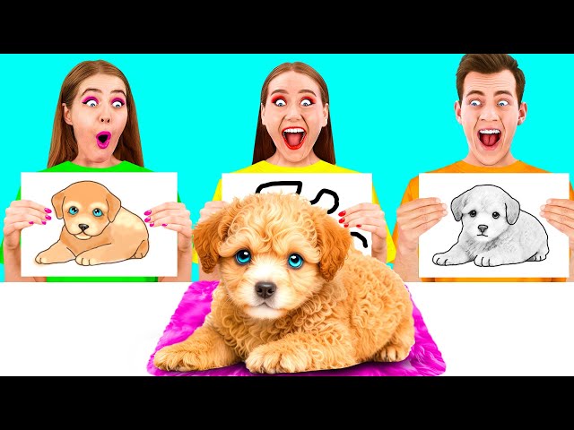 Who Draws it Better Take The Prize | Drawing Hacks by PaRaRa Challenge