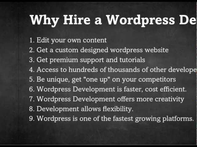 Hire Wordpress Developer - Wordpress Development Services