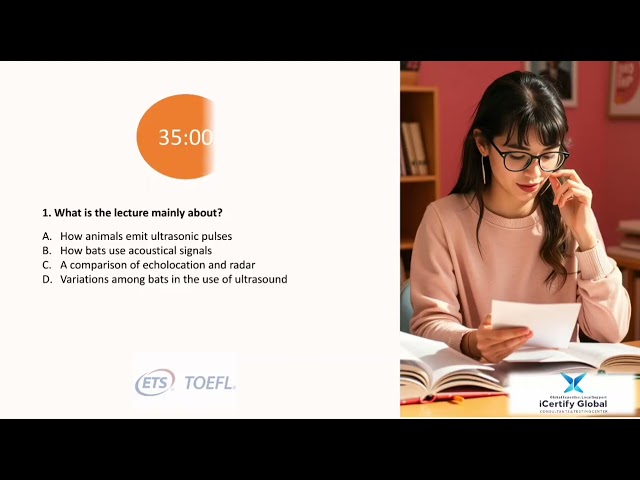 TOEFL iBT Listening Practice Test | Realistic Audio + Questions | Improve Your Listening Score!