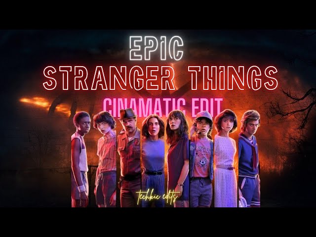"Stranger Things Cinematic Edit | Pink + White | A Visual Masterpiece" #netflixseries