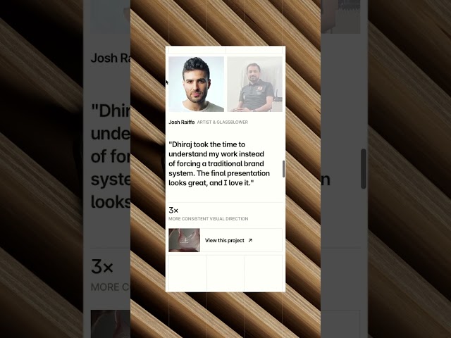 UI/UX Designer and framer expert Portfolio | Mobile responsive view