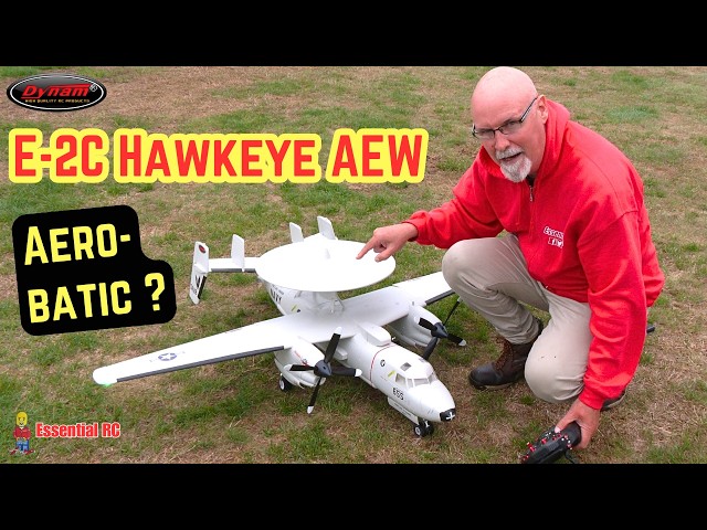 AEROBATIC ? Dynam E-2C Hawkeye AEW with Rotating Radar Dome
