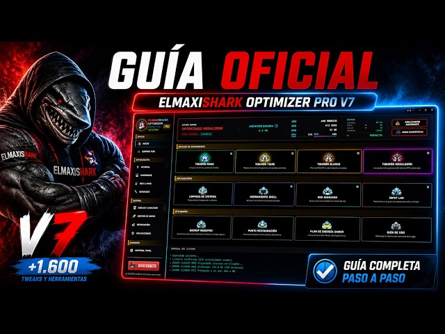 ElmaxiShark Optimizer PRO V7 | Complete Windows Setup and Optimization Guide