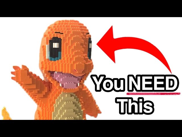 I Built a Life Size LEGO Charmander!!