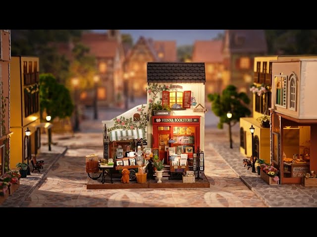 NEW ✨ Rolife Travel Street Series Expands! Coffee Cart ☕ & Vienna Bookstore 📚