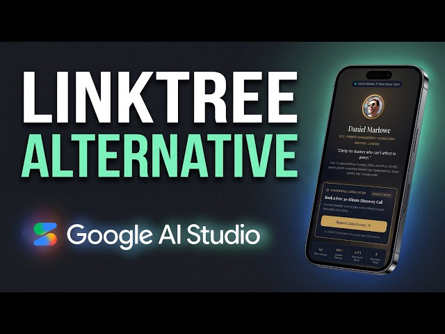 I Built a Linktree Alternative with Google AI Studio