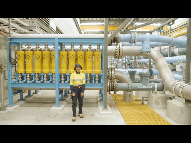 What happens at a Seawater Desalination Plant | Our water world