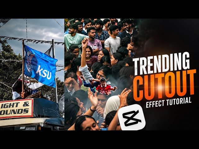 HOW TO MAKE CUTOUT ANIMATION EFFECT | CAPCUT TUTORIAL | 