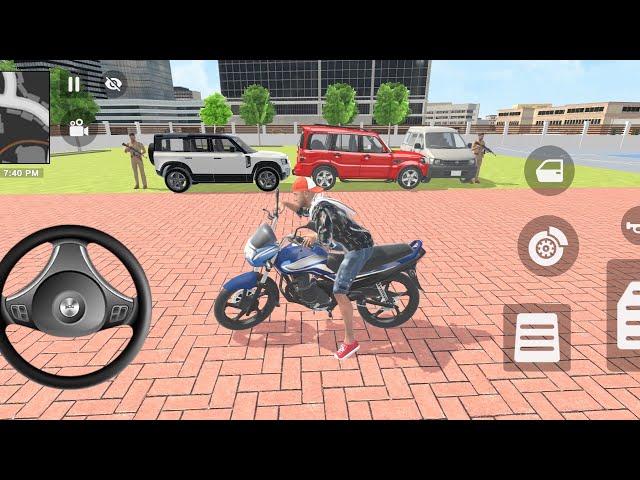 🎮 Franklin order by 1️⃣ ven 1️⃣ Scorpio 1️⃣ defender in Indian 🇮🇳 bike theft auto simulator 🎮￼