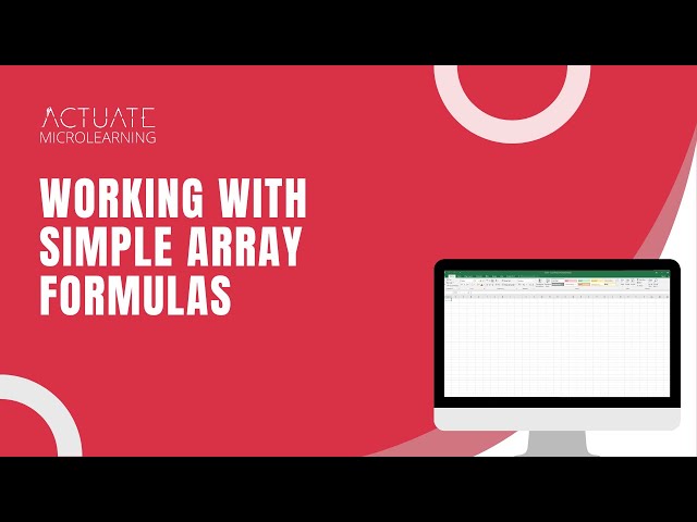 How to Use Array Formulas in Excel – Multiply Cell Ranges Easily!