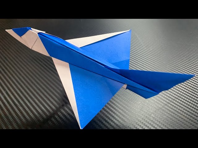How to fold Nova easy origami fighter jet with a cockpit.