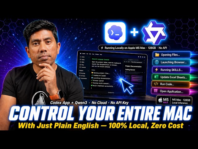 New Codex App + Qwen3.6 on M5 Max — Control Your Entire Computer (Better Than OpenClaw?)