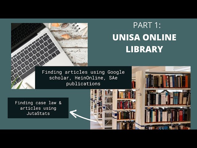 HOW TO | UNISA ONLINE LIBRARY | PART 1